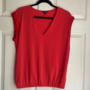 Express Sleeveless Top with Embroidery - Medium